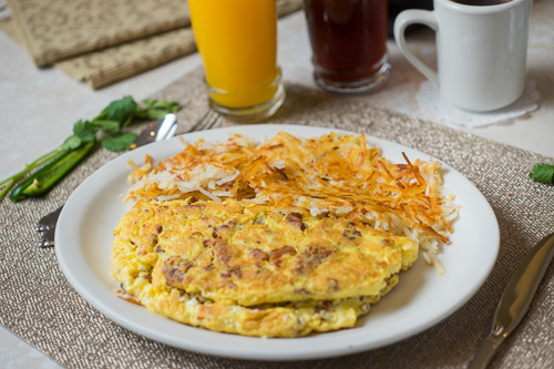 BACON & CHEESE OMELETTE